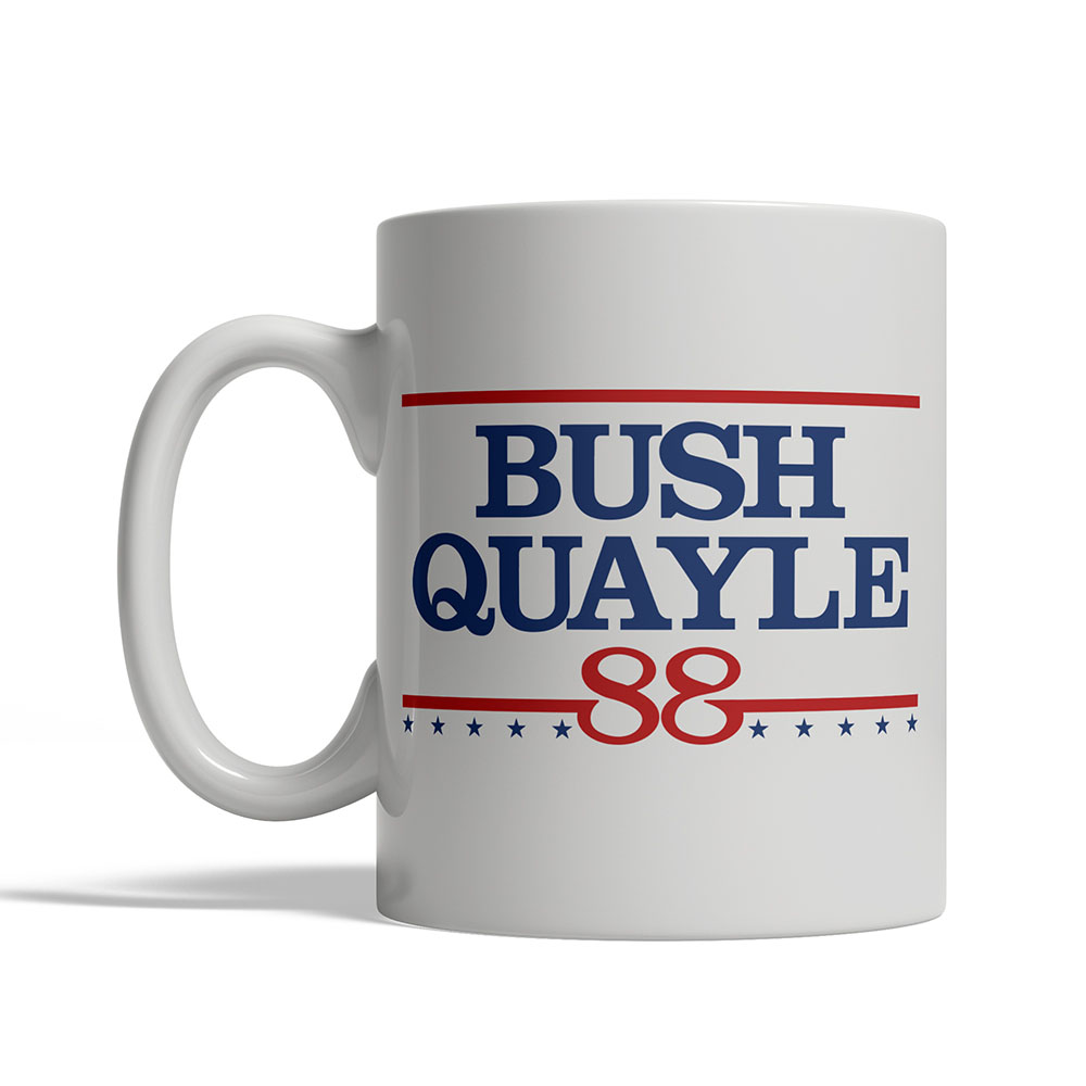 Bush Quayle '88 Mug / Coffee Cup | Custom Gifts Etc.