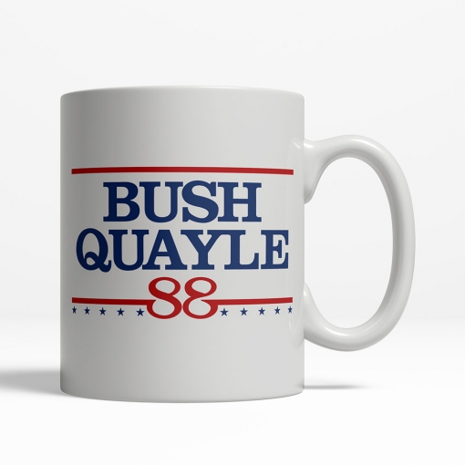 Bush Quayle '88 Coffee Cup