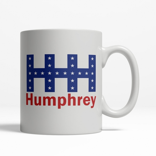 Hubert Humphrey 1968 Coffee Cup