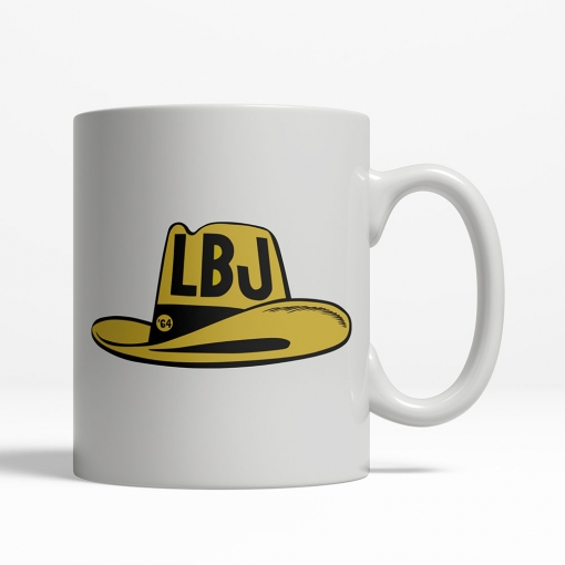 Lyndon B. Johnson 1964 Coffee Cup