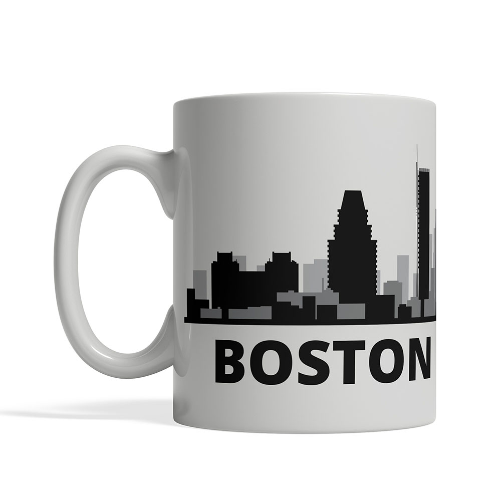 Boston, MA Skyline Coffee Mug Custom Gifts Etc.