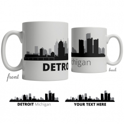 Detroit Skyline Coffee Mug