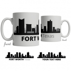 Fort Worth Skyline Coffee Mug
