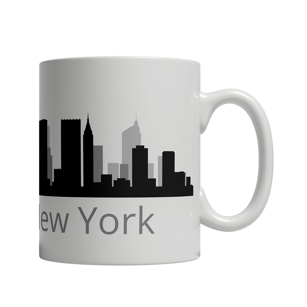 New York, NY Skyline Coffee Mug | Custom Gifts Etc.