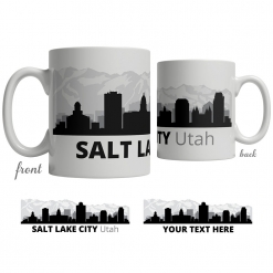 Salt Lake City Skyline Coffee Mug