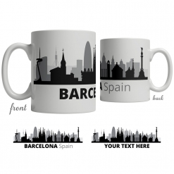 Barcelona Skyline Coffee Mug