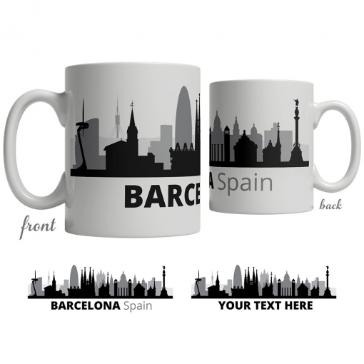 Barcelona Skyline Coffee Mug