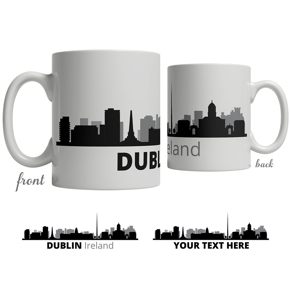 Dublin Skyline Coffee Mug Custom Gifts Etc.