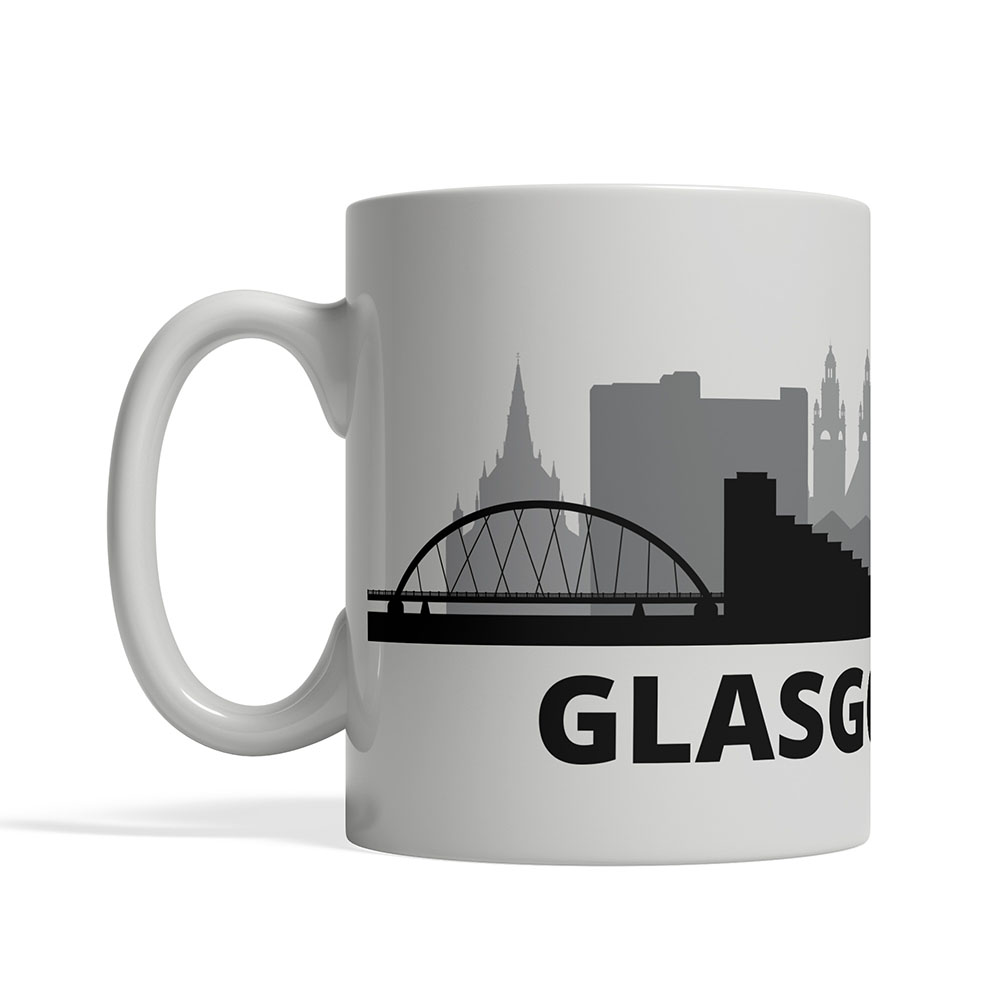 Glasgow Skyline Coffee Mug Custom Gifts Etc.