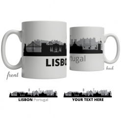 Lisbon Skyline Coffee Mug