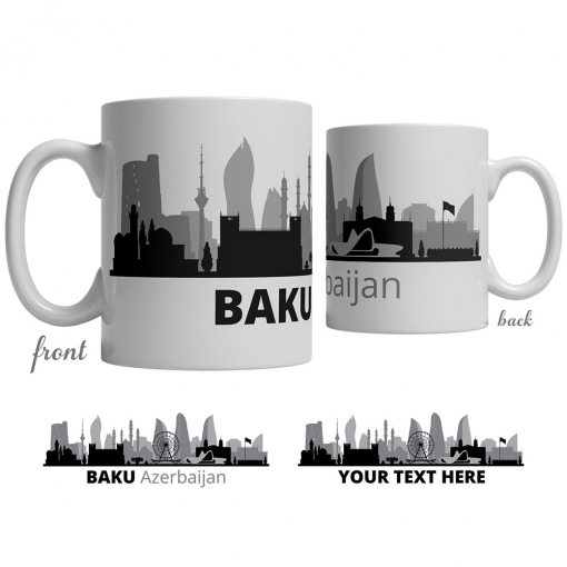 Baku Skyline Coffee Mug