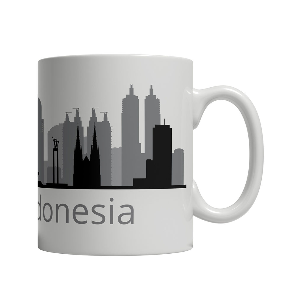 Jakarta  Skyline Coffee Mug Custom  Gifts Etc 