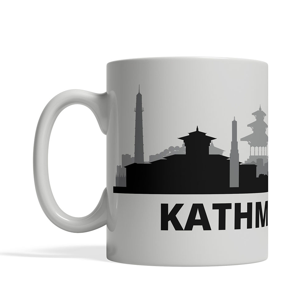 Kathmandu Skyline Coffee Mug Custom Gifts Etc.