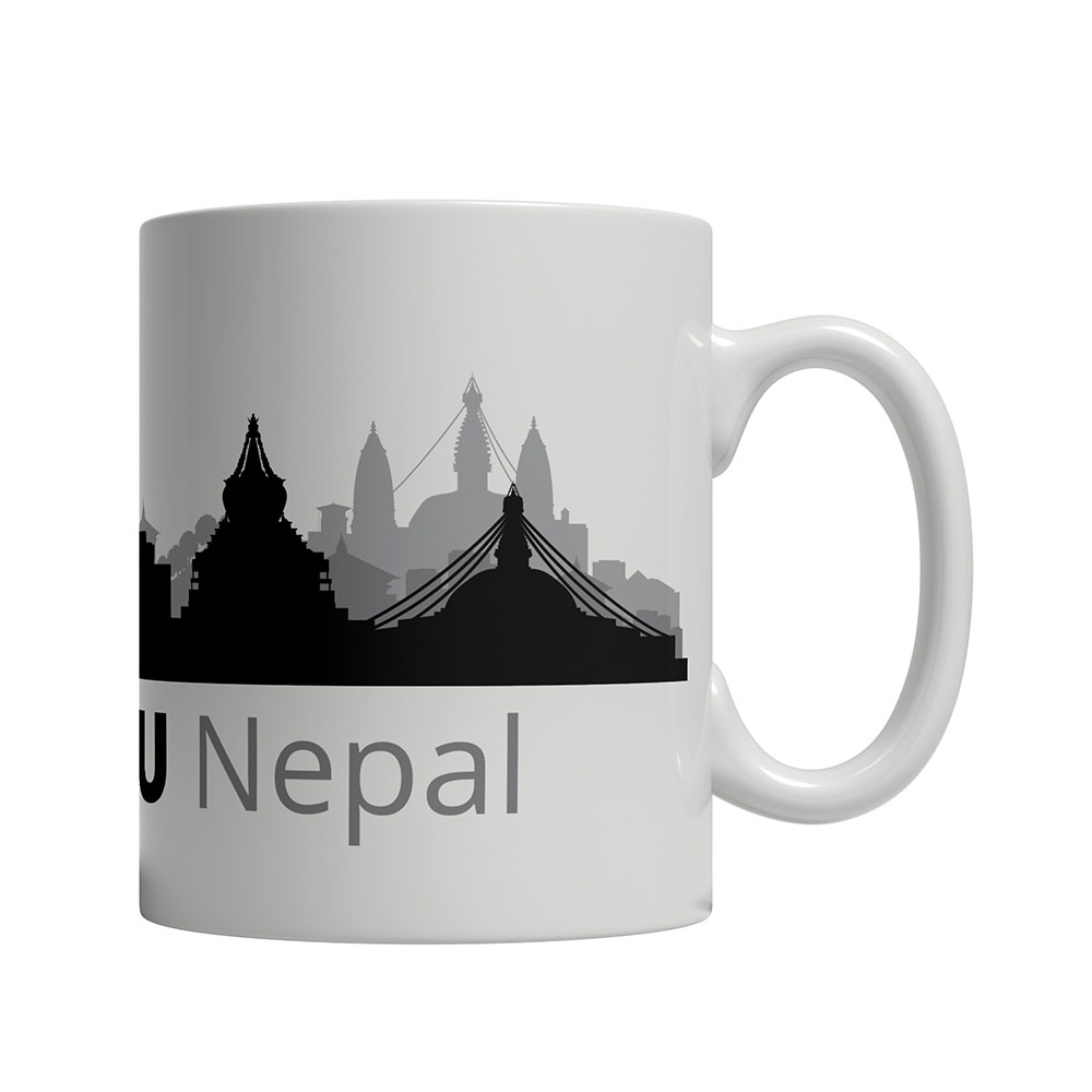 Kathmandu Skyline Coffee Mug Custom Gifts Etc.