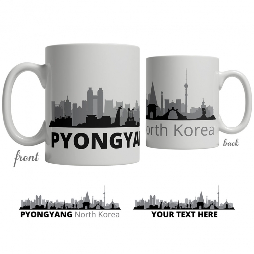 Pyongyang Skyline Coffee Mug