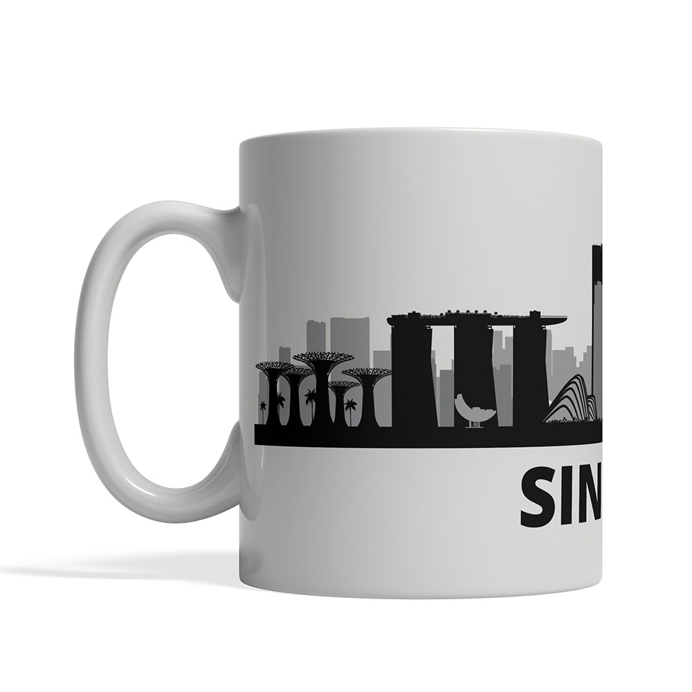 Singapore Skyline Coffee Mug Custom Gifts Etc.