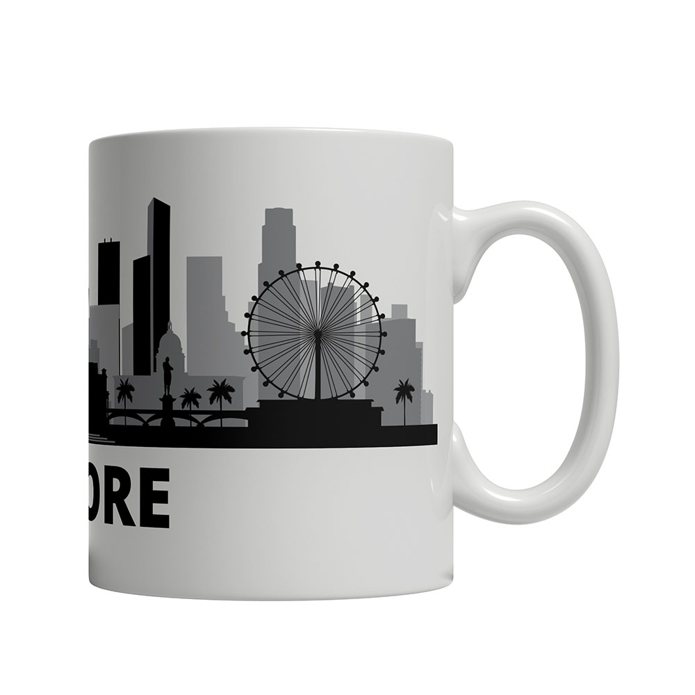 Singapore Skyline Coffee Mug Custom Gifts Etc.