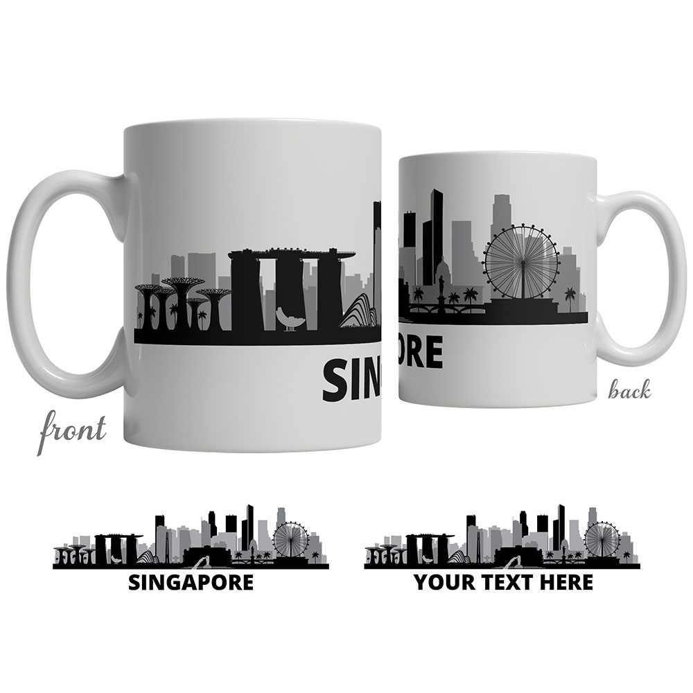 Singapore Skyline Coffee Mug Custom Gifts Etc.