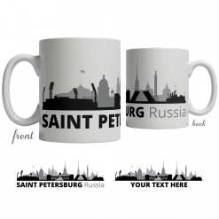 Saint Petersburg Skyline Coffee Mug