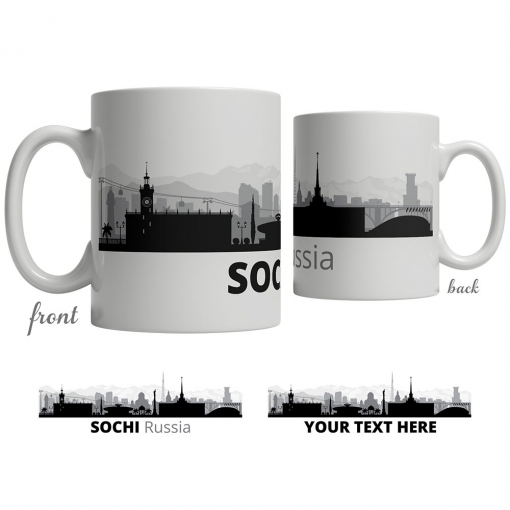 Sochi Skyline Coffee Mug