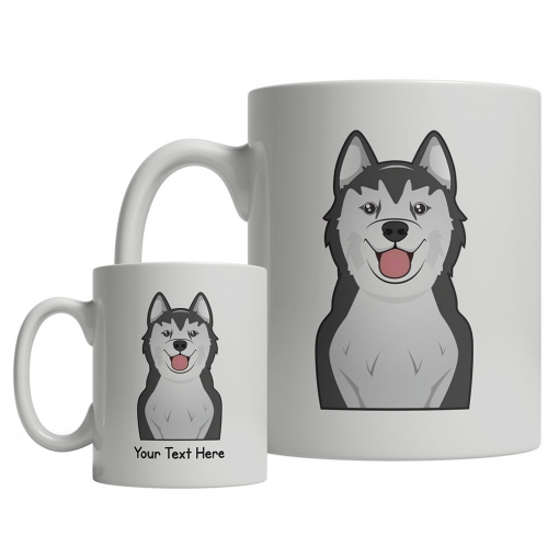 Alaskan Malamute Cartoon Mug