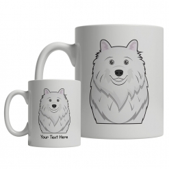 American Eskimo Cartoon Mug