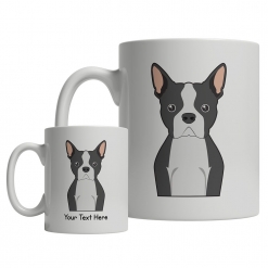 Boston Terrier Cartoon Mug