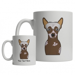 Chinese Crested Dog Cartoon Mug
