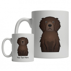 Curly Coated Retriever Cartoon Mug