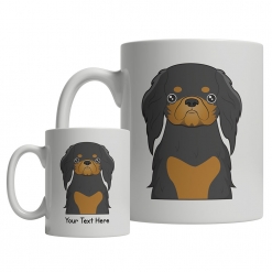 English Toy Spaniel Cartoon Mug