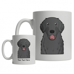 Flat-Coated Retriever Cartoon Mug