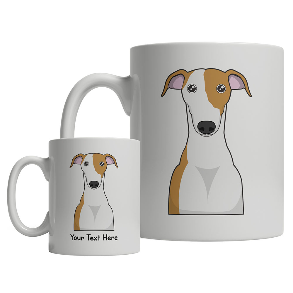 Greyhound Dog Cartoon Coffee Mug | Custom Gifts Etc.