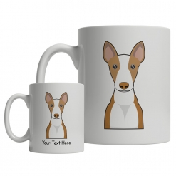 Ibizan Hound Cartoon Mug