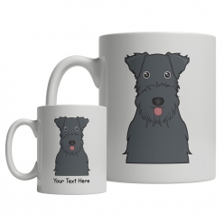 Kerry Blue Terrier Cartoon Mug
