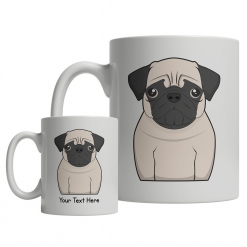 Pug Cartoon Mug