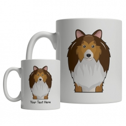 Shetland Sheepdog Cartoon Mug