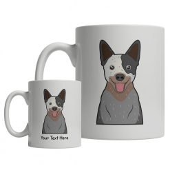 Australian Cattle Dog Cartoon Mug
