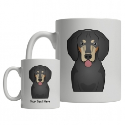 Coonhound Cartoon Mug