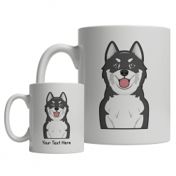Canadian Eskimo Dog Cartoon Mug