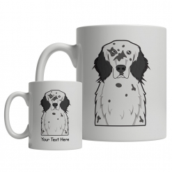English Setter Cartoon Mug