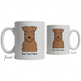 Irish Terrier Cartoon Coffee Cup