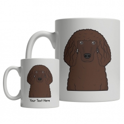 Irish Water Spaniel Cartoon Mug