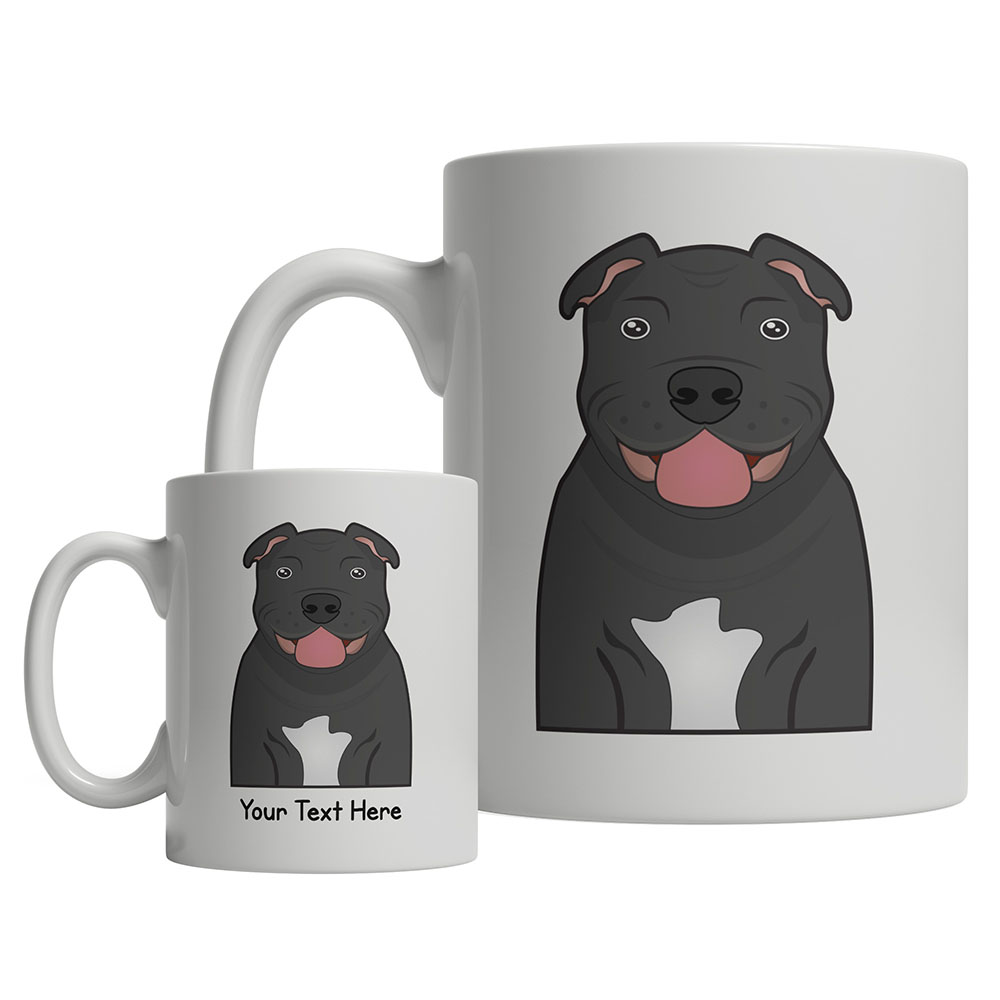 Tazza In Ceramica Mug-tastic Con Staffordshire Bull Terrier - Capacità 312 Ml, Stampa Su Due Lati, Lavabile In Microonde E Lavastoviglie