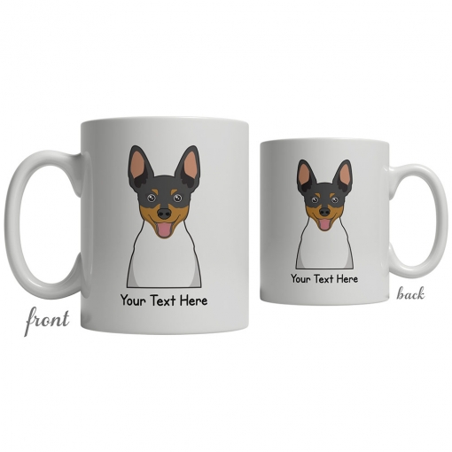 Toy Fox Terrier Cartoon Coffee Cup