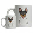 Toy Fox Terrier Cartoon Mug