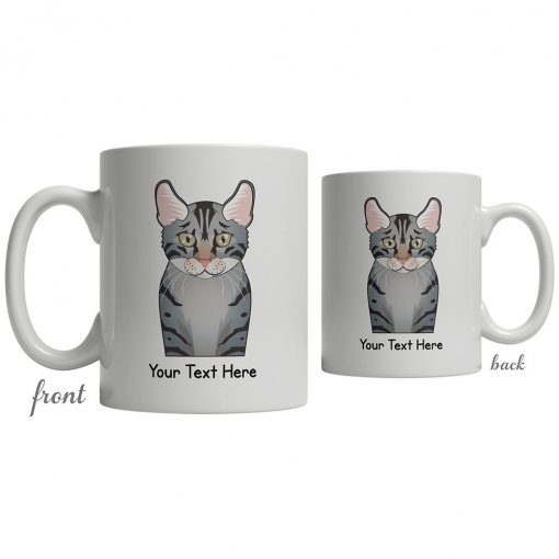 Egyptian Mau Cartoon Coffee Cup