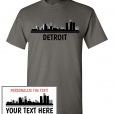 Detroit, MI Skyline T-Shirt