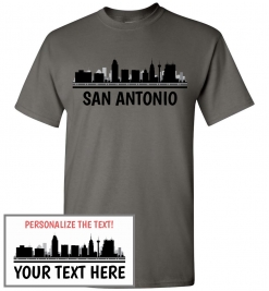 San Antonio, TX Skyline T-Shirt
