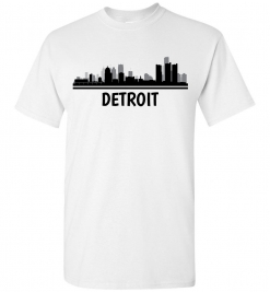 Detroit, MI Skyline T-Shirt