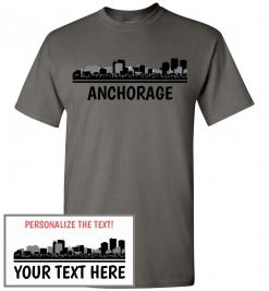 Anchorage, AL Skyline T-Shirt